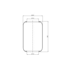 MEMBRANA D297 BREDA VOLVO RVI ANT P
