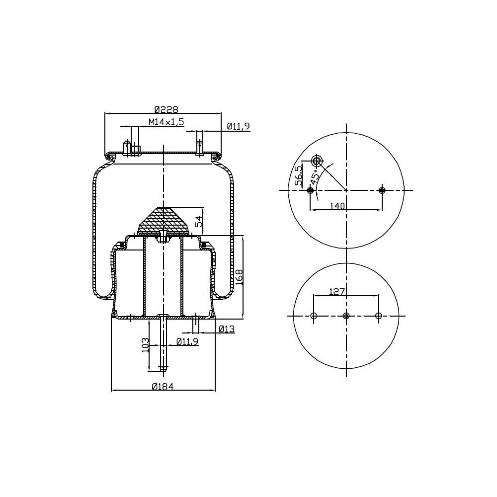MOLLA D297/A  SCANIA BUS POST.SERIE
