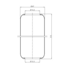 MEMBRANA D298/B IVECO EUROTECH
