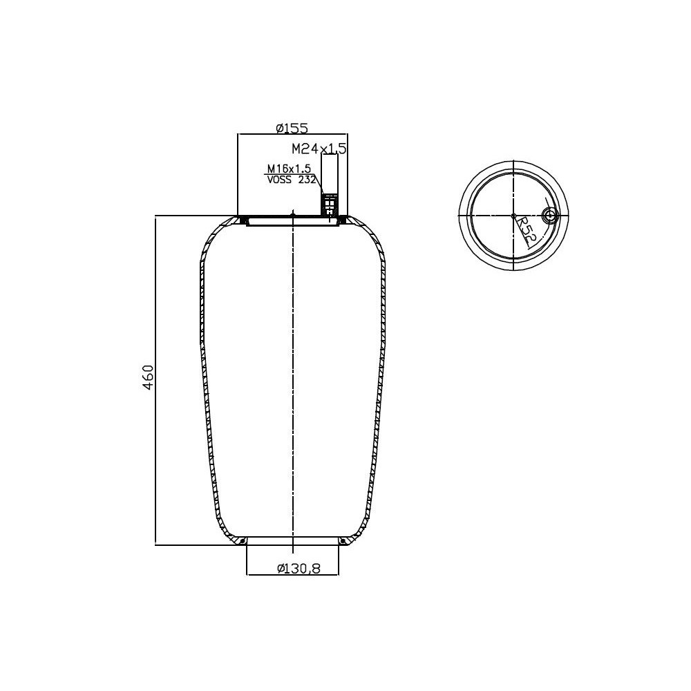 MEMBRANA C299/A DAILMER ACTROS SEMI