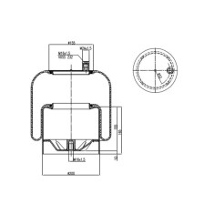 MOLLA PN. C304 MERCEDES ACTROS