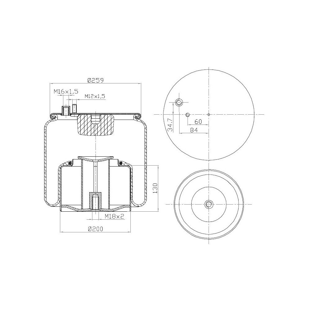 MOLLA PN. C304/M3 MAN TGA COMP
