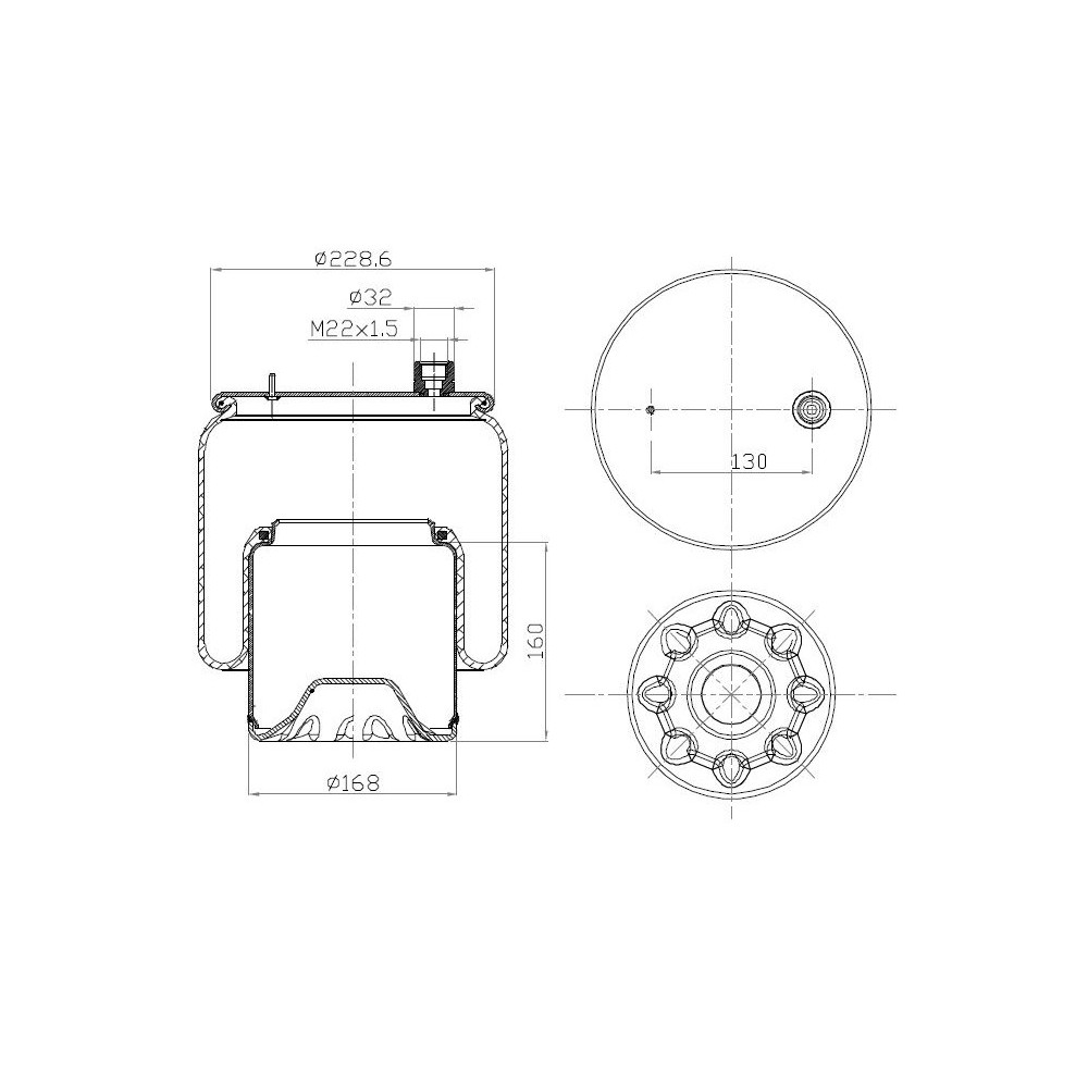 MOLLA P.N. D308/A MERCEDES Actros M