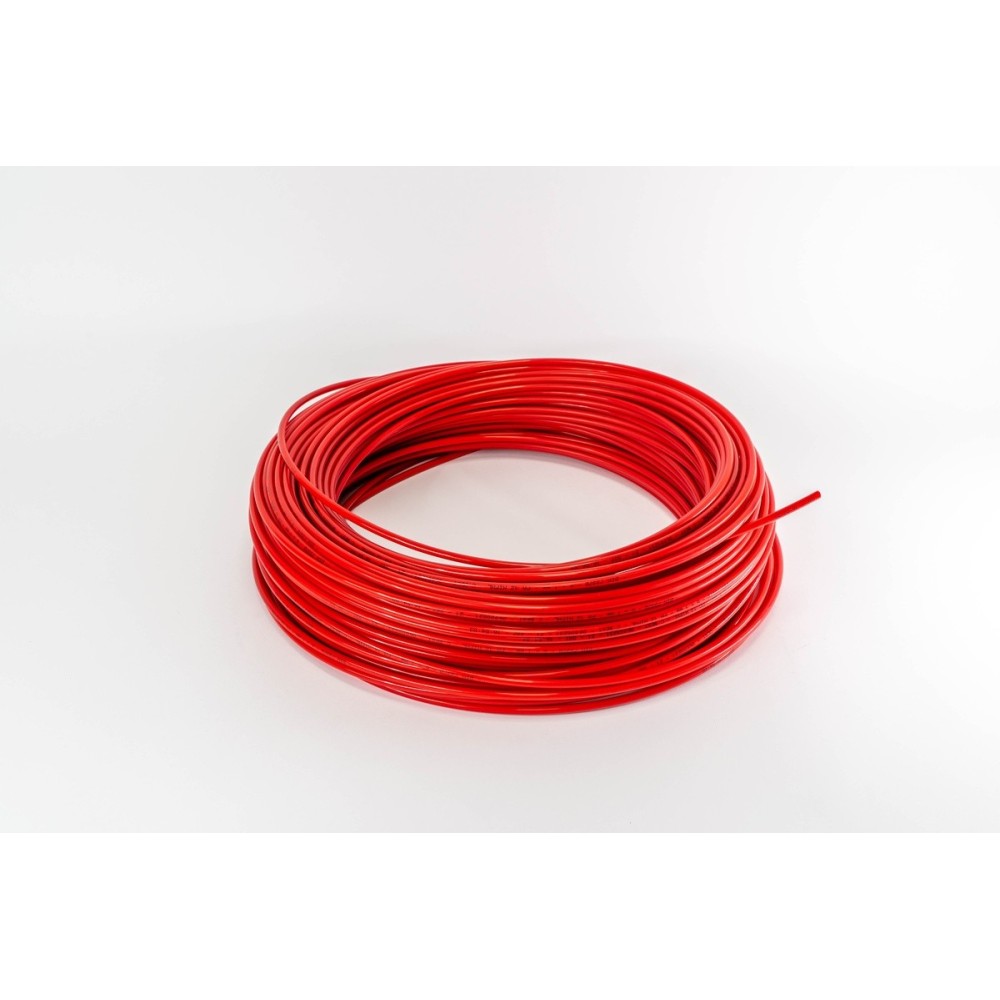 TUBO RILSAN ROSSO 6X4X1MM PA12 - CASTELLO - TUBAZIONI ARIA