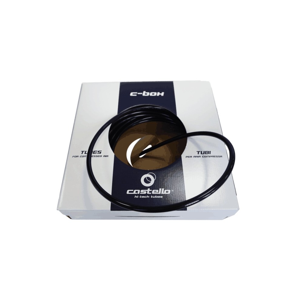 TUBO RILSAN NERO 8X6X1 PA12 - CASTELLO - TUBAZIONI ARIA