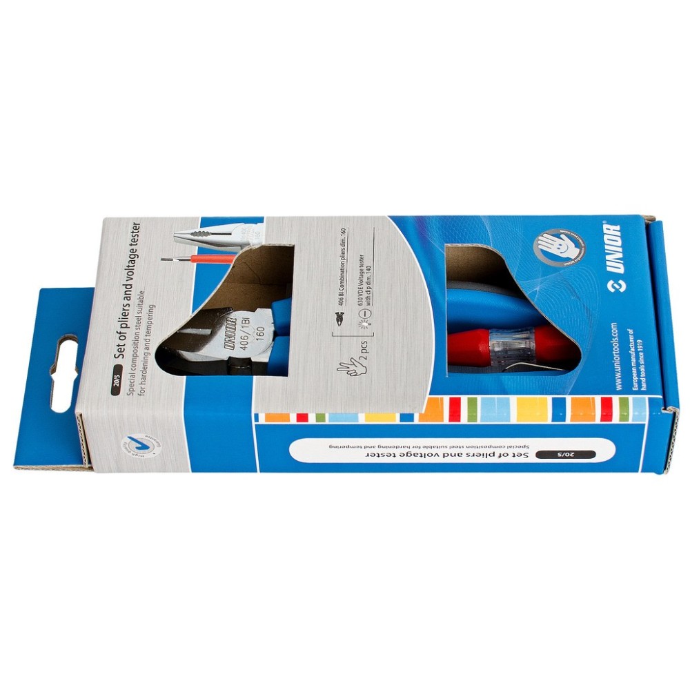 20/5-Juego de alicates y comprobador de tensión