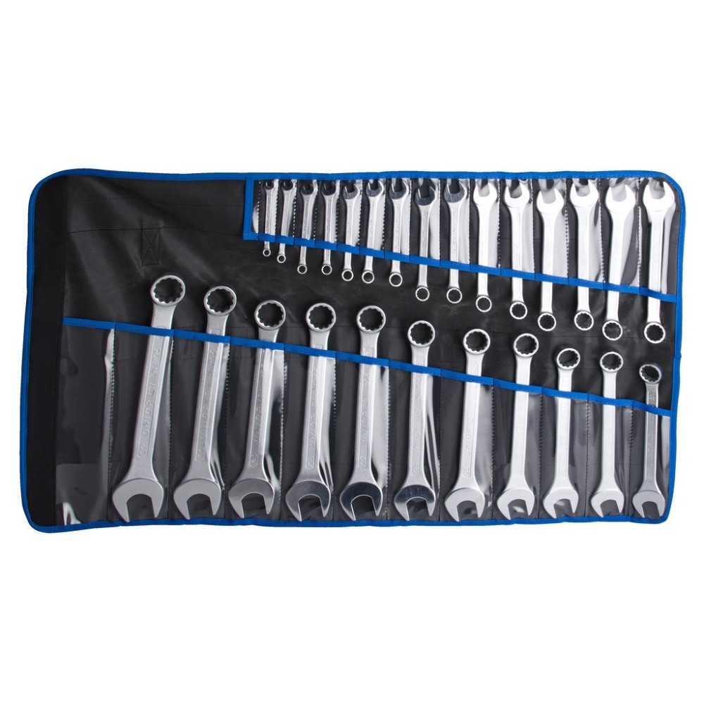 125/1CT-Juego de llaves combinadas cortas, en bolsa enrollable-6 - 32/26