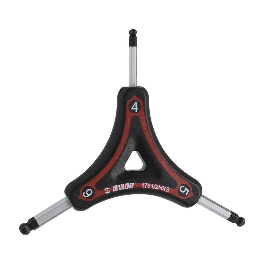 1781/2HXS-US-Llave triple hexagonal con bola 4x5x6