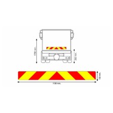 PANNELLO MOTRICE 1130X132X2 EC - Señalización