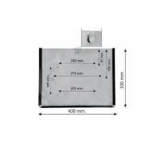 PORTACARTELLO 400X300 ZINC. C/ - Señalización