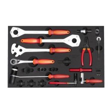 1600SOS17-US-Juego de herramientas para bicicletas en la bandeja de herramientas SOS