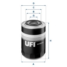 FILTRO OLIO SOFIM DAILY DOPPIA - UFI FILTER