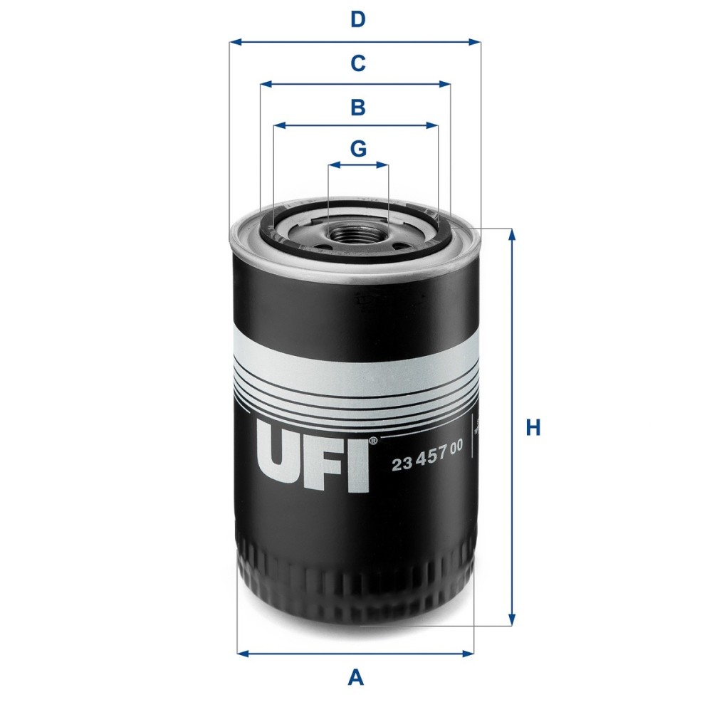 FILTRO OLIO F1AE0481 2300 CC - UFI FILTER