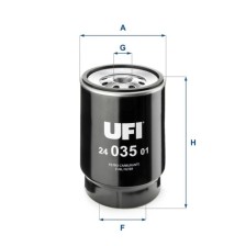 Filtro Diesel - UFI FILTER