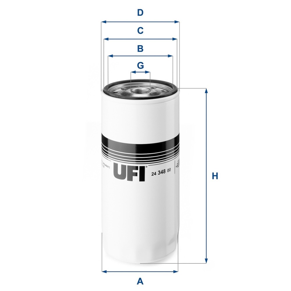 FILTRO COMBUSTIBILE - UFI FILTER