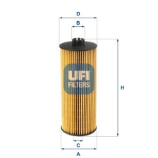 OIL FILTER 575-OX - UFI FILTER