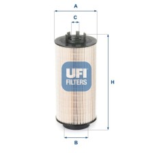 Filtro Diesel - UFI FILTER