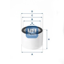 FILTRO ARIA TURBINA CURSOR - UFI FILTER