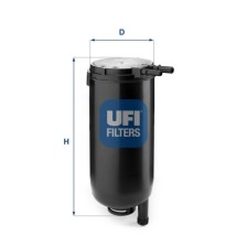 FILTRO NAFTA COMPL.DAILY S2000 - UFI FILTER