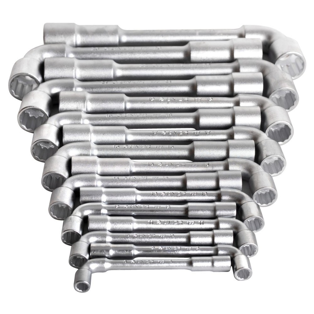 177CB-Juego de llaves de pipa abiertas, boca estrella, en caja de cartón-8 - 24/16