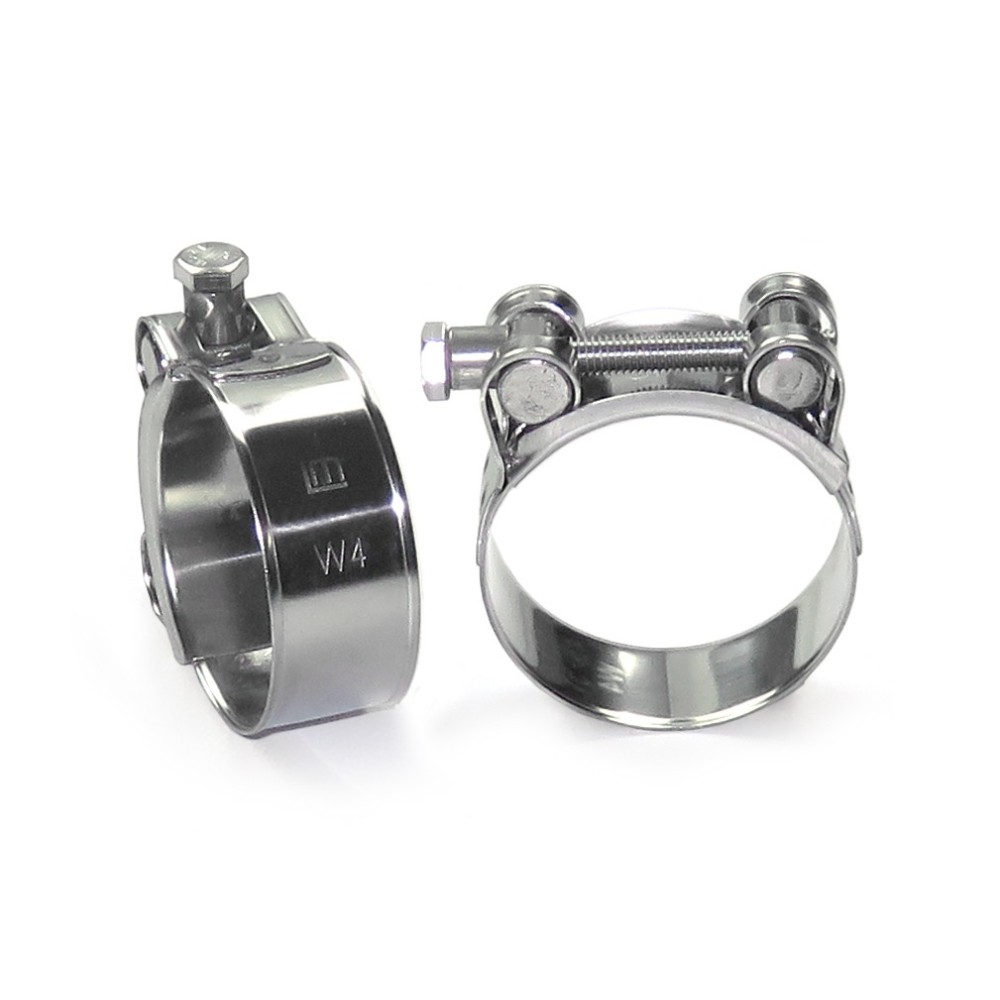 COLLARE A BULLONE 68-73 M8 INOX W4 - LEMA 33 - FASCETTE / CLAMPS