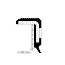50x70x11 BARDX7FT PTFE/ACM - LEMA 25 - PARAOLI/OIL SEALS CORTECO