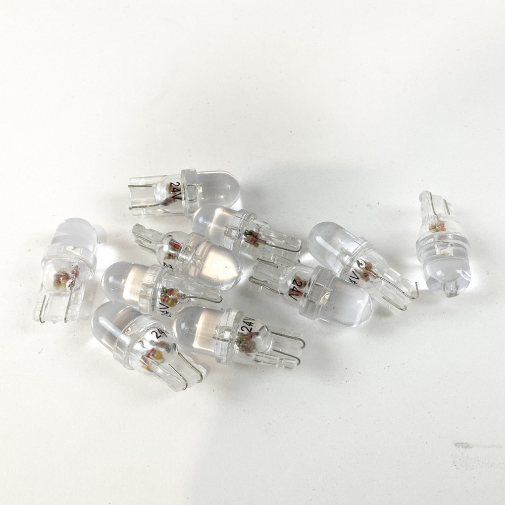 LAMPADINA 24V 1 LED BIANCA T10 - LIGHTING DIVISION