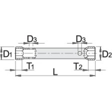 215/2-Llave de tubo-24 x 26