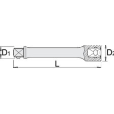 188.4/2-Extensión 1/4 larga-1/4 x 150