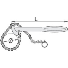206/2-Llave de cadena-60 - 140