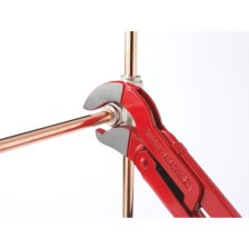 482/6-Llave para tubos, modelo sueco, 45°, forma de S-1.1/2