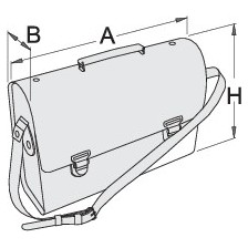 909/1-Bolsa de cuero artificial-350