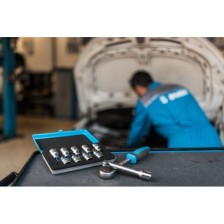 192/12-Juego de vasos de 1/2 con perfil Torx en caja metálica-/9