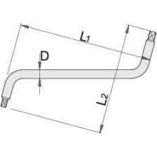 175/2-Llave para tapón de carter-8 x 10