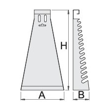 977/2-Expositor metalico para llaves combinadas serie corta-6 - 22/17