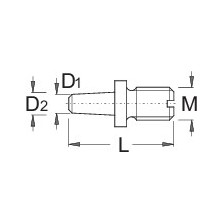 1640.1/4-Punzón de repuesto para las pinzas de la cadena