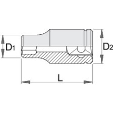 191/1-Jarrón 1/2 Torx-E 14