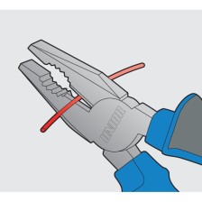 405/1BI-Alicate universal con corte reforzado-160