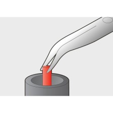 512/1BI-Alicate con puntas semirredondas, boca curva con corte y grip-200