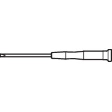 605E-Destornillador plano para electrónica-0.3 x 1.8 x 60
