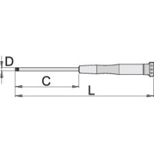 621E-Destornillador TX para electrónica-TX 8