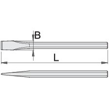 665/6A-Cincel para electricistas-250 x 10