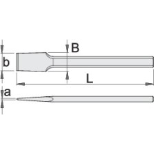 667/6A-Cincel extraplano ancho-250
