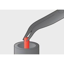 512/4G-Alicate con puntas semirredondas, boca curva con corte y grip-200