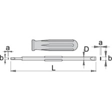 636-Destornillador reversible-1.0 x 6.0 x PH2