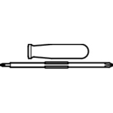 636-Destornillador reversible-1.0 x 6.0 x PH2