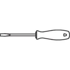 605TBI-Destornillador plano-1.0 x 5.5 x 150