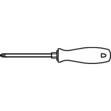 616TBI-Destornillador Phillips con hexágono-PH2 x 100