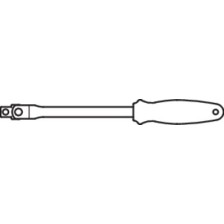 190.2/1BI-Mango 1/2 articulado-1/2 x 450