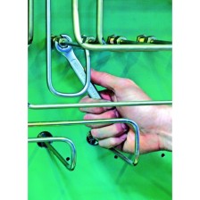 183/2-Llave estrella plana abierta-11 x 13